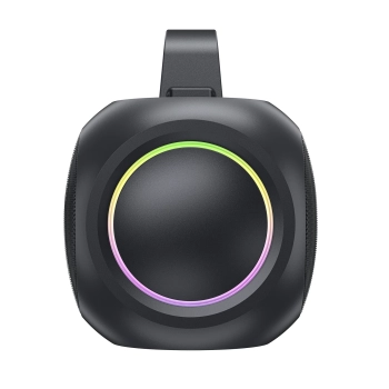  Głośnik bezprzewodowy do karaoke 200W z 2 mikrofonami USB-C czarny - zdj. dodatkowe 8