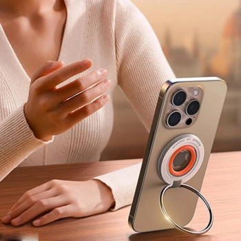  Magnetyczny uchwyt na telefon MagSafe ring na palec pomarańczowy - zdj. dodatkowe 8