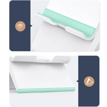  Składana podstawka na telefon tablet z regulacją wysokości biała - zdj. dodatkowe 3