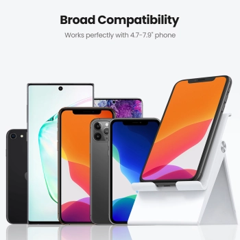  Składana podstawka na telefon tablet z regulacją wysokości biała - zdj. dodatkowe 4