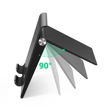  Składana podstawka na telefon tablet z regulacją wysokości czarna - zdj. dodatkowe 6