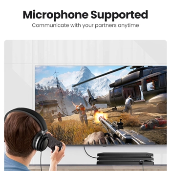  Adapter przejściówka audio na słuchawki USB-A do miniJack 3.5mm szary - zdj. dodatkowe 9