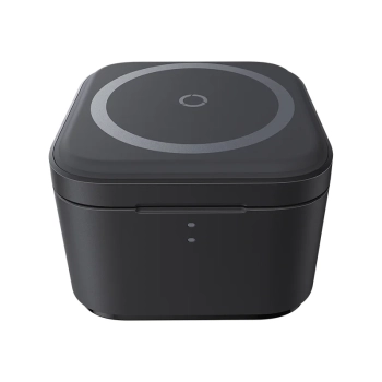  2w1 Ładowarka bezprzewodowa 20W MagSafe Qi z rozwijanym kablem USB-C czarna - zdj. dodatkowe 1