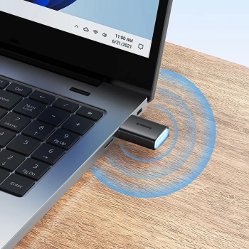  Zewnętrzna karta sieciowa USB WiFi 2.4GHz 5GHz 650Mb/s czarna - zdj. dodatkowe 4