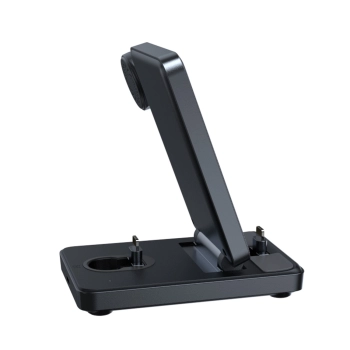  4w1 Stacja ładująca do iPhone AirPods Apple Watch USB-A składana czarna - zdj. dodatkowe 3