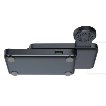  4w1 Stacja ładująca do iPhone AirPods Apple Watch USB-A składana czarna - zdj. dodatkowe 6