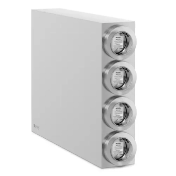  Podajnik dystrybutor do kubków jednorazowych z 4 dozownikami STAL 81 - 89 mm - zdj. dodatkowe 1