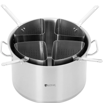  Garnek do gotowania makronu z 4 wkładami śr. 40 cm 31 l - zdj. dodatkowe 3