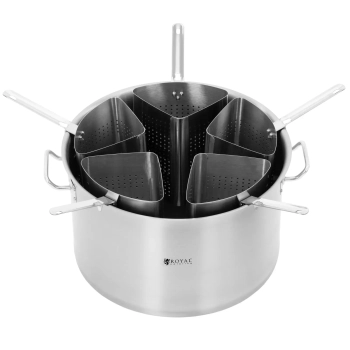  Garnek do gotowania makronu z 5 wkładami śr. 45 cm 44 l - zdj. dodatkowe 3