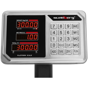  Waga platformowa magazynowa licząca LED 40 x 50 cm 300 kg / 50 g - zdj. dodatkowe 2