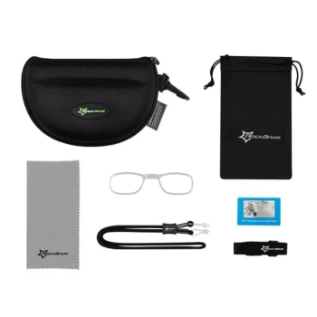  Okulary rowerowe fotochromowe z filtrem UV 400 czerwone - zdj. dodatkowe 4