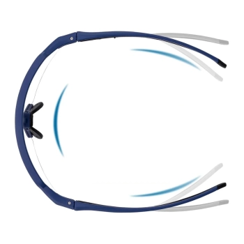  Okulary rowerowe fotochromowe z filtrami UV 400 UVA i UVB niebieskie - zdj. dodatkowe 3