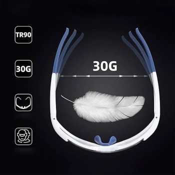  Okulary rowerowe z polaryzacją i filtrem UV 400 białe - zdj. dodatkowe 9