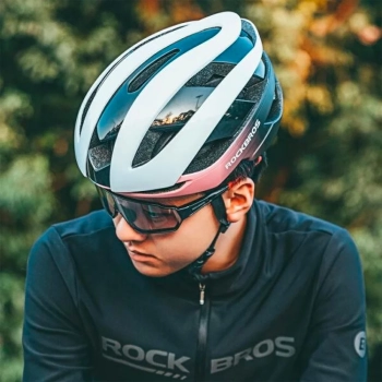  Kask rowerowy uniwersalny regulowany rozmiar M niebiesko-różowy - zdj. dodatkowe 4