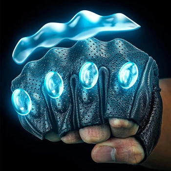  Rękawiczki motocyklowe bez palców z ochroną kostek rozmiar L czarne - zdj. dodatkowe 2