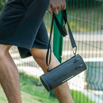  Praktyczna torba rowerowa wodoodporna mocowana na kierownicę czarna - zdj. dodatkowe 6