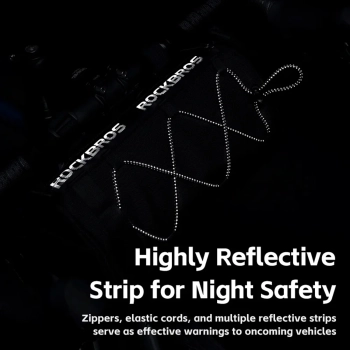  2w1 Torba rowerowa na kierownicę z paskiem na ramię 1.5L czarna - zdj. dodatkowe 3