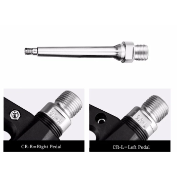  Zestaw pedałów rowerowych MTB atntypoślizgowe nylon i stal czarny - zdj. dodatkowe 8