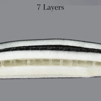  Żelowa nakładka na siodełko rowerowe z pianką memory rozmiar L - czarny - zdj. dodatkowe 5