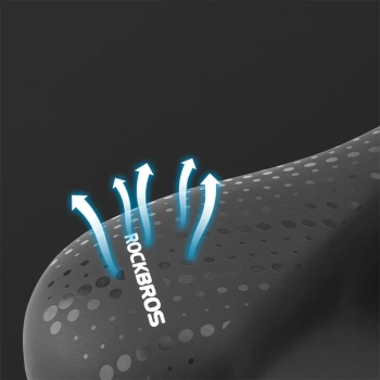  Siodełko rowerowe MTB z amortyzorami wodoodporne - czarne - zdj. dodatkowe 2