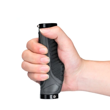  Gripy chwyty rowerowe ergonomiczne śr. 22mm szare - zdj. dodatkowe 3