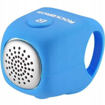  Dzwonek rowerowy elektroniczny w obudowie silikonowej - niebieski - zdj. dodatkowe 7