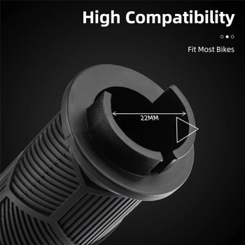  Gripy rączki chwyty rowerowe TPR z odblaskiem - pomarańczowe - zdj. dodatkowe 4