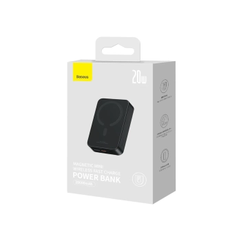  Powerbank Magnetic Mini 20000 mAh 20W + kabel USB-C czarny - zdj. dodatkowe 4