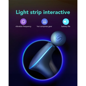  Masażer pistolet do masażu 3 głowice do całego ciała SKG F5-EN - szary - zdj. dodatkowe 8