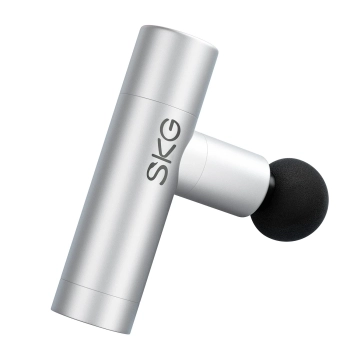  Masażer pistolet do masażu 4 głowice do całego ciała SKG F3 Lite - srebrny - zdj. dodatkowe 1