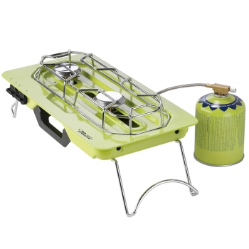  Kuchenka turystyczna MOVE 2 palniki na kartusze gazowe + regulowany palnik 4.6kW - zdj. dodatkowe 1