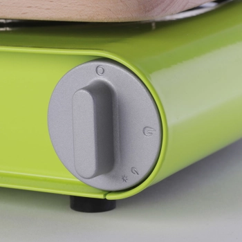  Kuchenka kempingowa gazowa BENDER LUX + bukowa deska do krojenia LPG 3kW - ZIELONA - zdj. dodatkowe 2