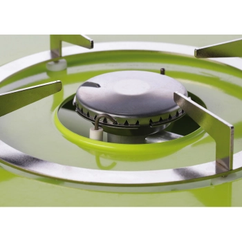  Kuchenka kempingowa gazowa BENDER LUX + bukowa deska do krojenia LPG 3kW - ZIELONA - zdj. dodatkowe 3