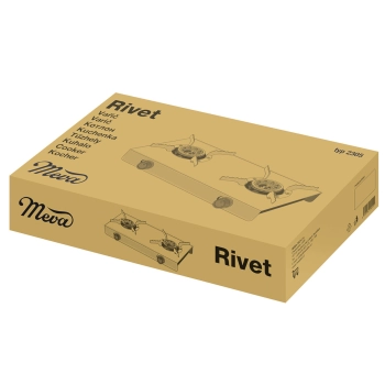  Kuchenka kempingowa gazowa RIVET LPG 3kW - ZIELONA - zdj. dodatkowe 5