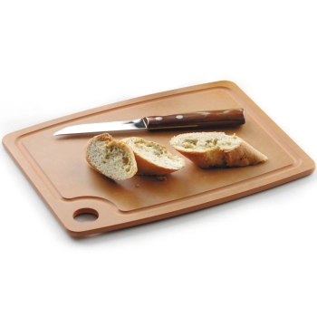  Deska do krojenia z włókna drzewnego 370 x 275 mm - brązowa - zdj. dodatkowe 2