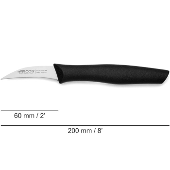  Nóż do obierania warzyw owoców zakrzywiony NOVA dł. 60/172 mm - zdj. dodatkowe 1