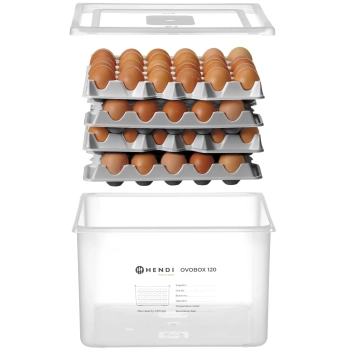  Pojemnik na jajka 8 tacek na 120 jaj OVOBOX 18 l 355 x 325 x 200 mm - zdj. dodatkowe 2