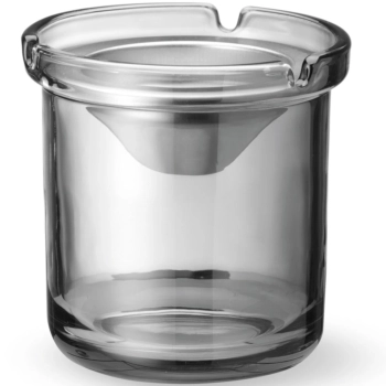  Popielnica szklana ze stalowym wkładem śr. 98 x 99 mm - zdj. dodatkowe 1