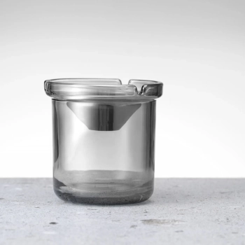  Popielnica szklana ze stalowym wkładem śr. 98 x 99 mm - zdj. dodatkowe 3