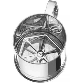  Przesiewacz kubek do przesiewania mąki stalowy 550 g - zdj. dodatkowe 5