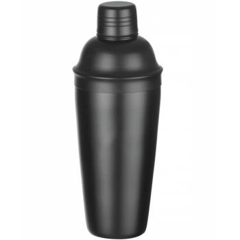  Shaker barmański 3 częściowy do drinków i koktajli Cobbler 0.8 l - czarny - zdj. dodatkowe 1