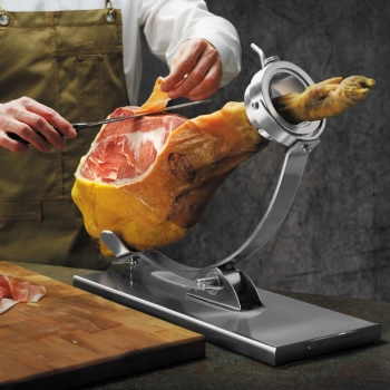  Stojak uchwyt do szynki dojrzewającej jamon serrano stalowy 595 x 215 x 300 mm - zdj. dodatkowe 9