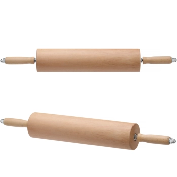  Wałek do ciasta drewniany z łożyskami kulowymi śr. 90 x 667 mm - zdj. dodatkowe 1
