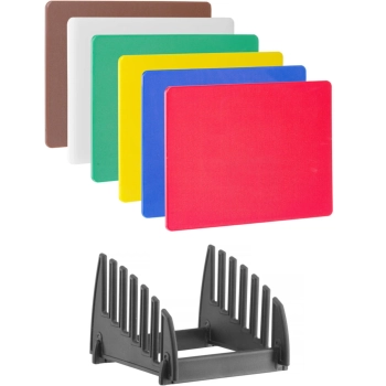  Zestaw 6 desek do krojenia ze stojakiem 450 x 300 x 10 mm - zdj. dodatkowe 1