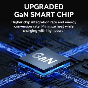  Ładowarka sieciowa 100-240V GaN 140W 3x USB-C / 2x USB-A czarna - zdj. dodatkowe 5