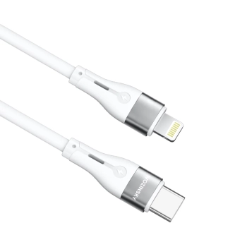  Kabel przewód do iPhone USB-C - Lightning PD 27W 2m biały - zdj. dodatkowe 1