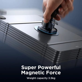  Uchwyt do telefonu samochodowy magnetyczny na deskę rozdzielczą czarny - zdj. dodatkowe 9