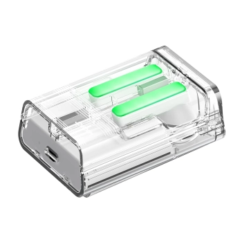  Słuchawki bezprzewodowe TWS IceLens Series ze światłami LED białe - zdj. dodatkowe 3