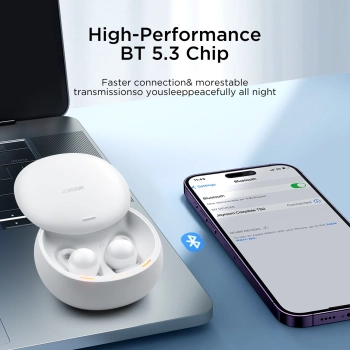  Słuchawki bezprzewodowe TWS Cozydots Series z aktywną redukcją szumów Bluetooth 5.3 białe - zdj. dodatkowe 5