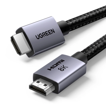  Kabel przewód HDMI 2.1 8K certyfikowany Ultra High Speed 2m szary - zdj. dodatkowe 2
